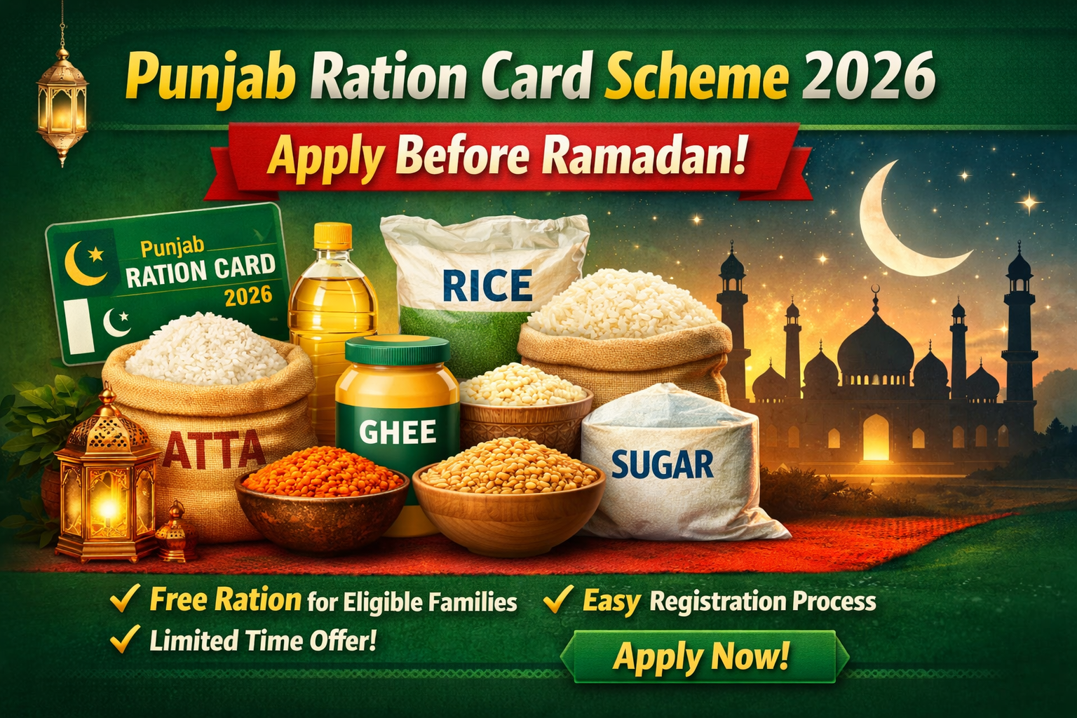 You are currently viewing Punjab Ration Card Scheme 2026 – Apply Before Ramadan