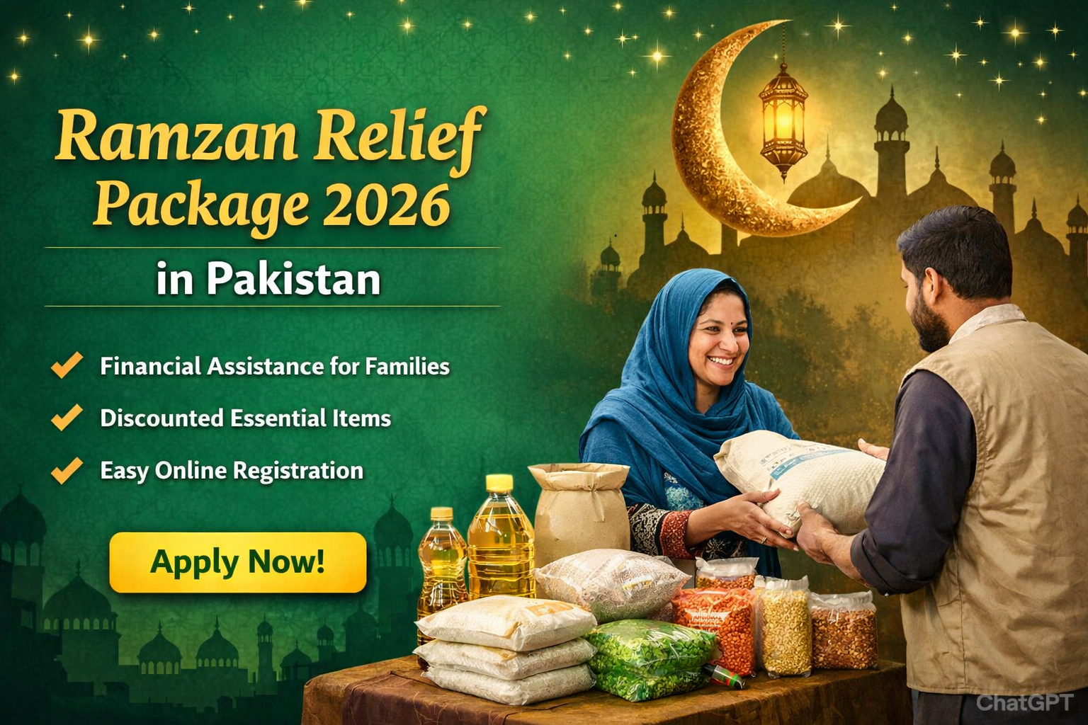 Read more about the article Ramzan Relief Package 2026 in Pakistan – Apply Online & Check Eligibility