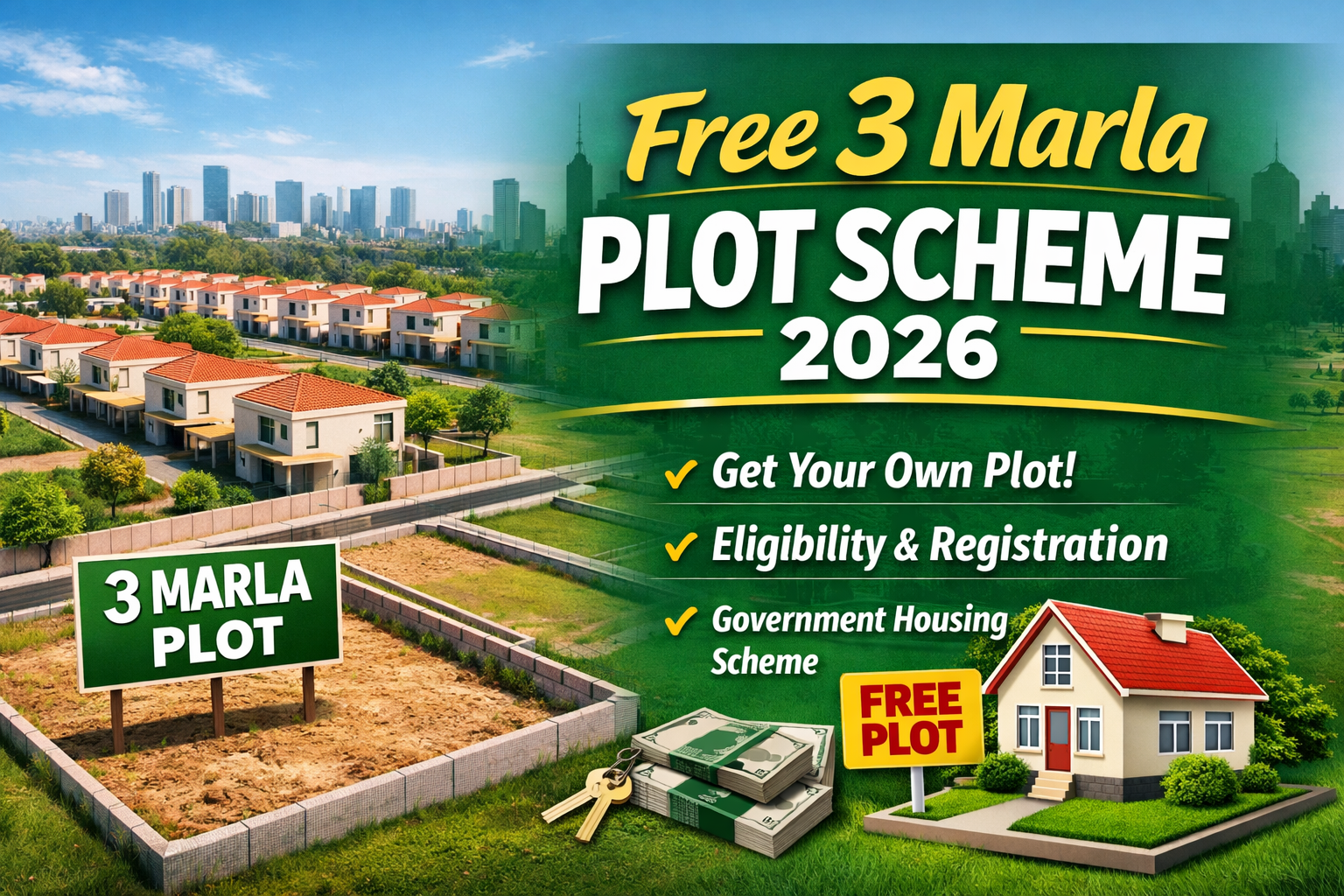 You are currently viewing CM Punjab Launches 1 Lakh Free 3 Marla Plot Scheme 2026
